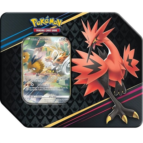 Galarian Zapdos V  Special Tin - Pokemon Crown Zenith V Box